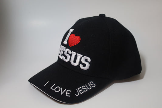 I love Jesus Hat (BLACK)